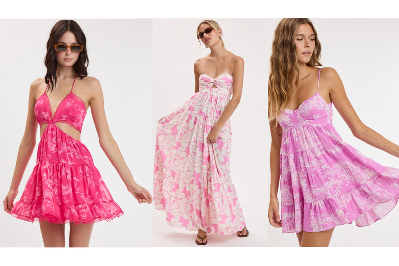 Cute Pink Dresses for Summer Parties & Graduation