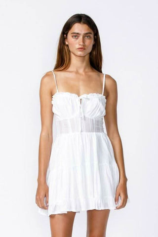 Skylar Madison Short White Mini Dress
