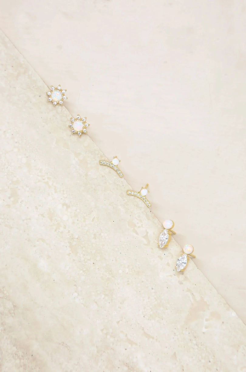 18kt Gold Earrings Set