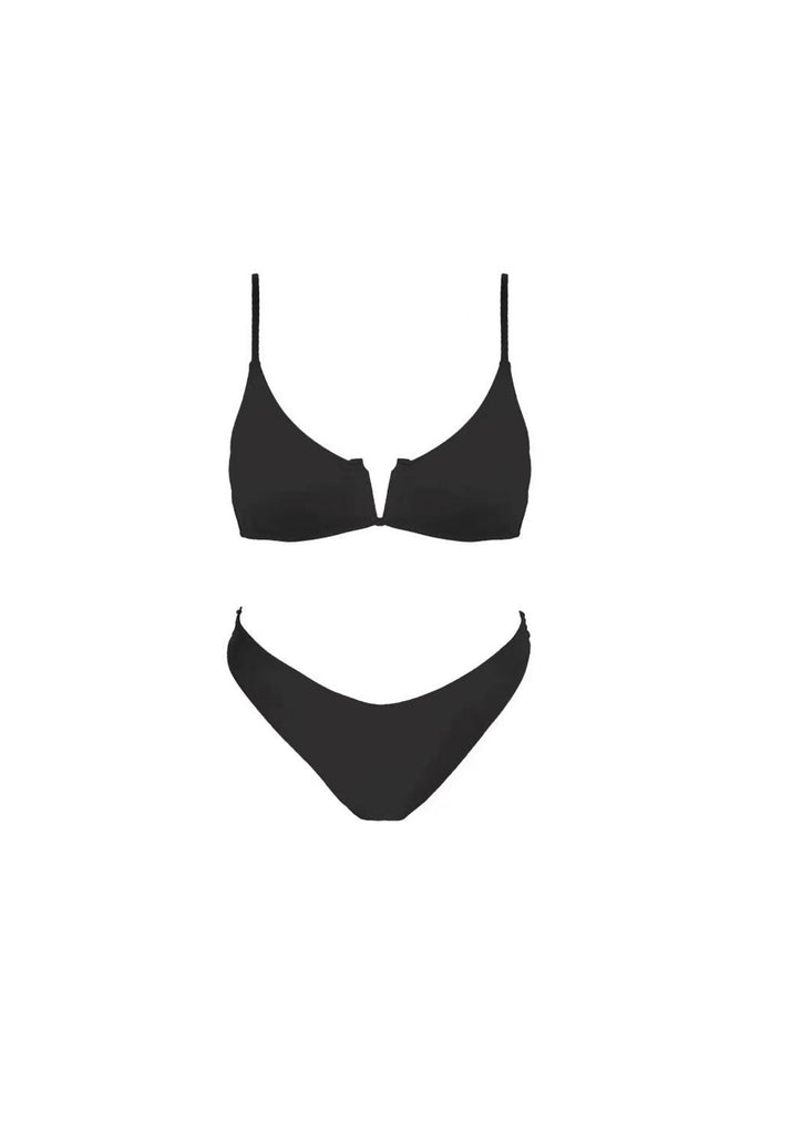 Black V-Wire Bralette Bikini