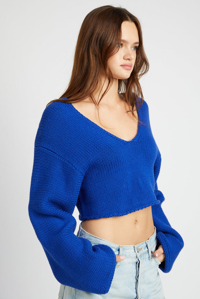 Oversized Cropped Sweater