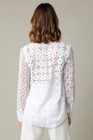 Crochet Button Down Top