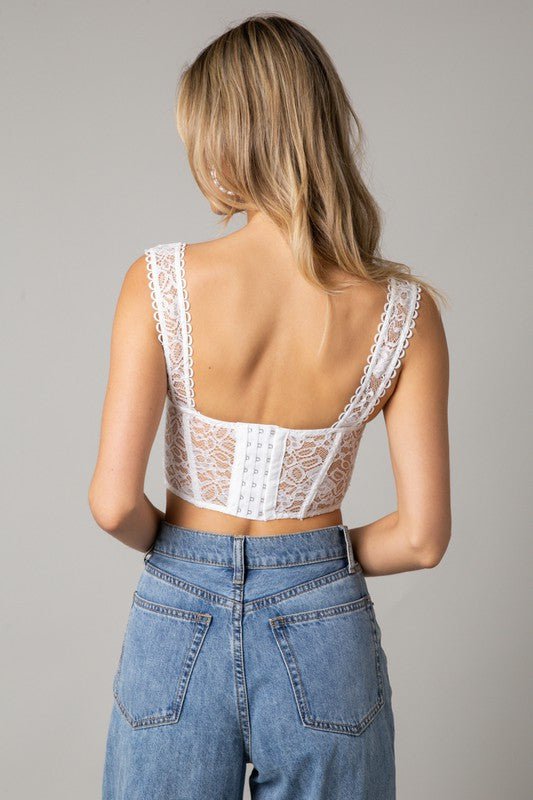 Lace Crop Tops
