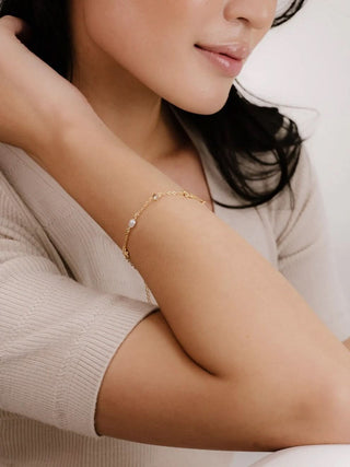 Ettika Butterfly Bracelet with Pearls