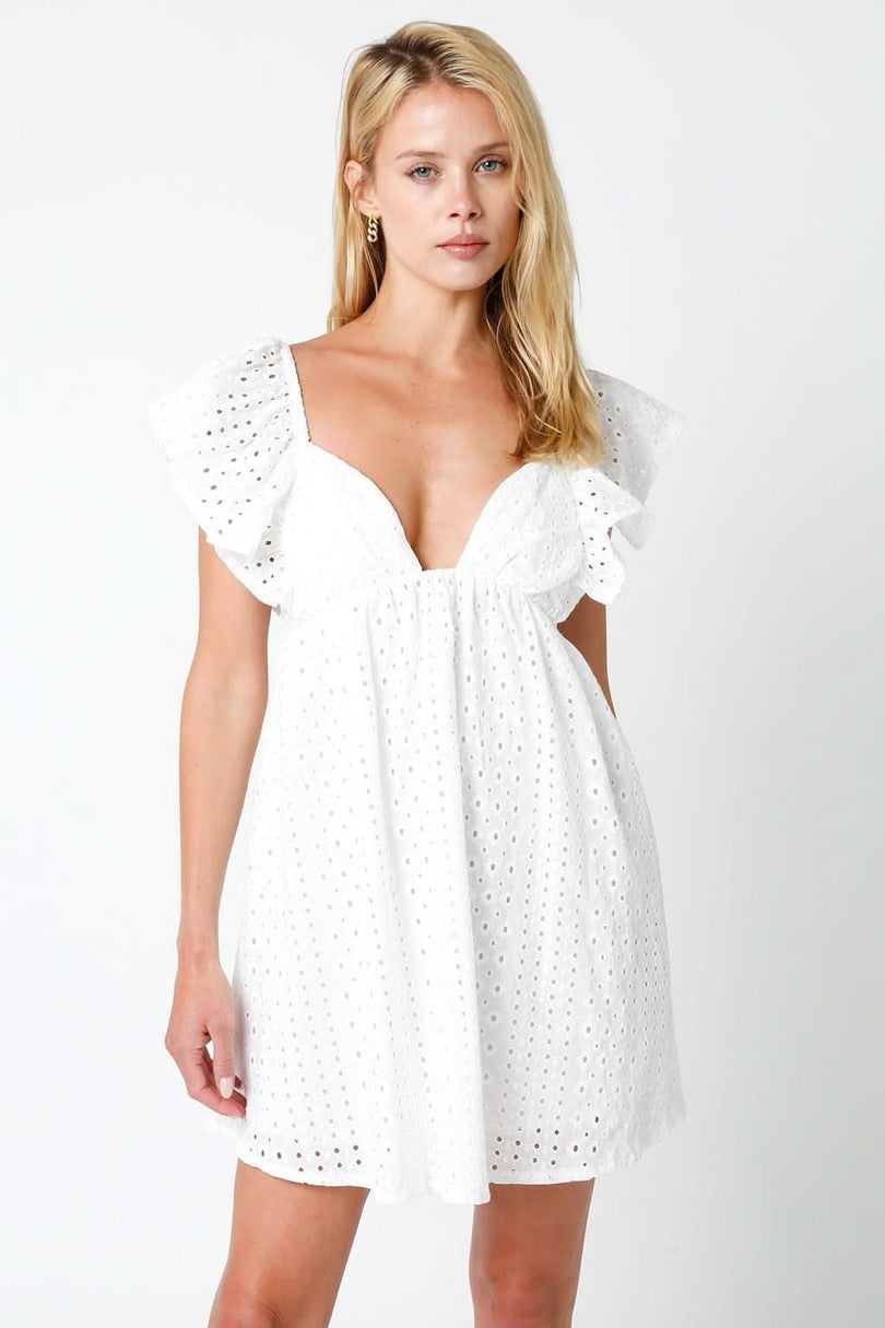 White Graduation Dress