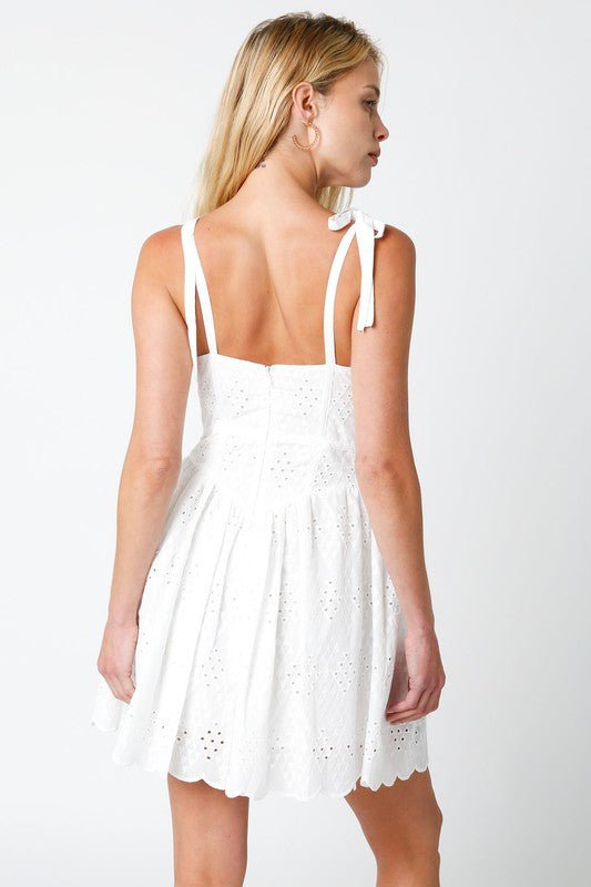 White Corset Dress