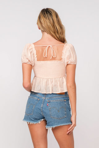 Pink Crop Tops