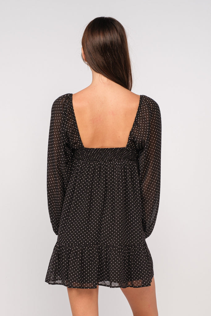 Black Dot Dresses