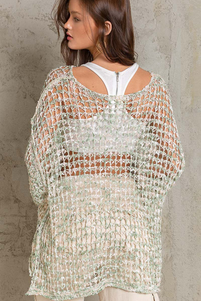 Bohemian Crochet Sweater