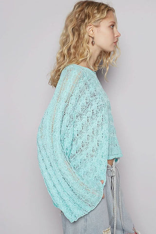 Aqua Blue Sweater