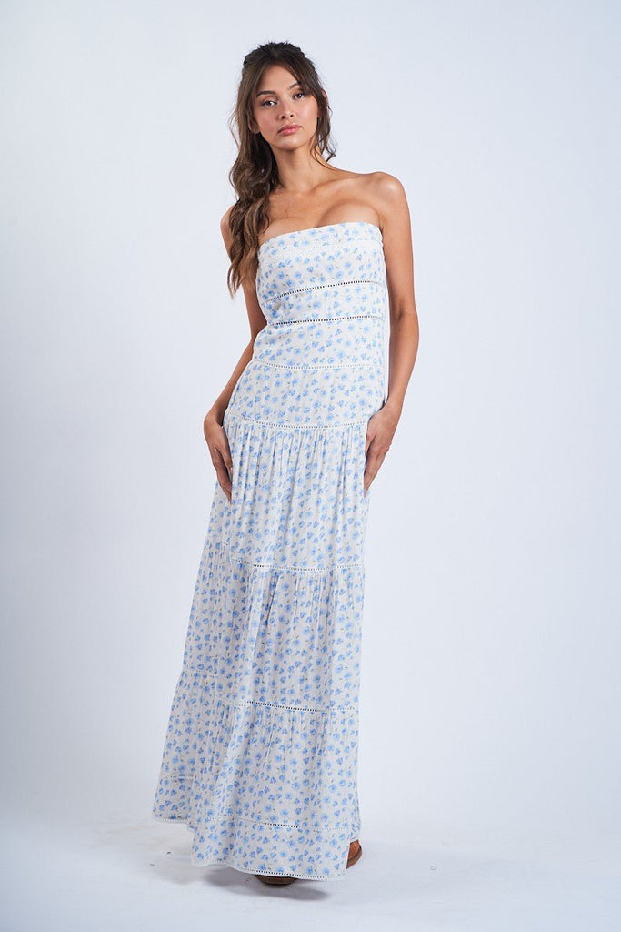 white-and-blue-floral-maxi-dress