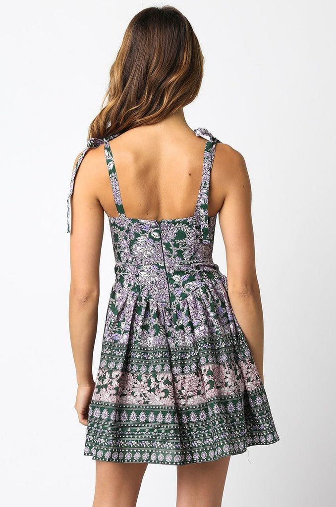 Floral Corset Mini Dresses