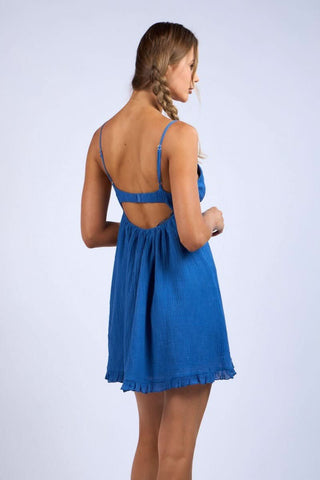 The Corfu Babydoll from our blue dresses for women collection