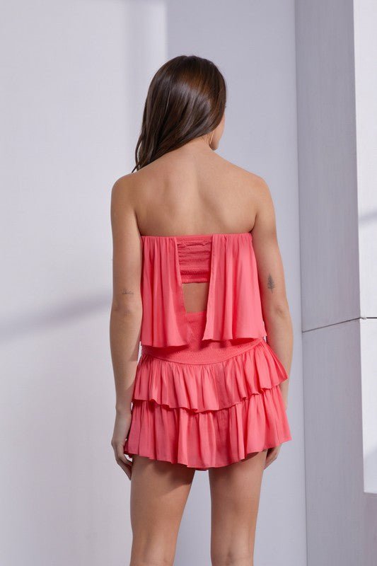 Cute Pink Romper Dress