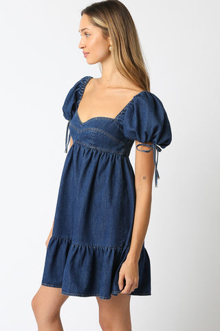 Denim Babydoll Dress