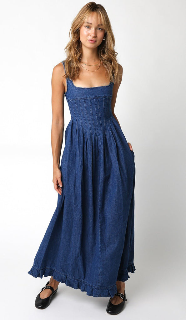 Denim Maxi Dresses