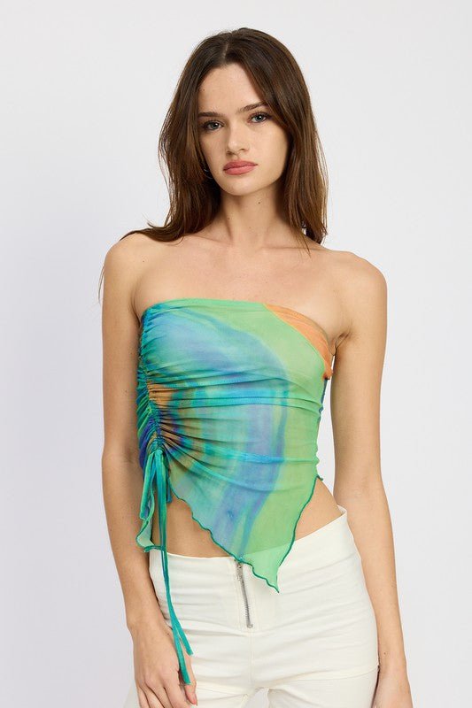 Asymmetric Tube Top