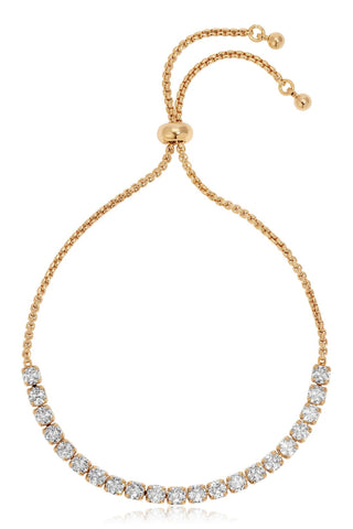 Ettika adjustable gold crystal bracelet product shot