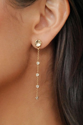 Ettika dainty dream drop earrings close-up