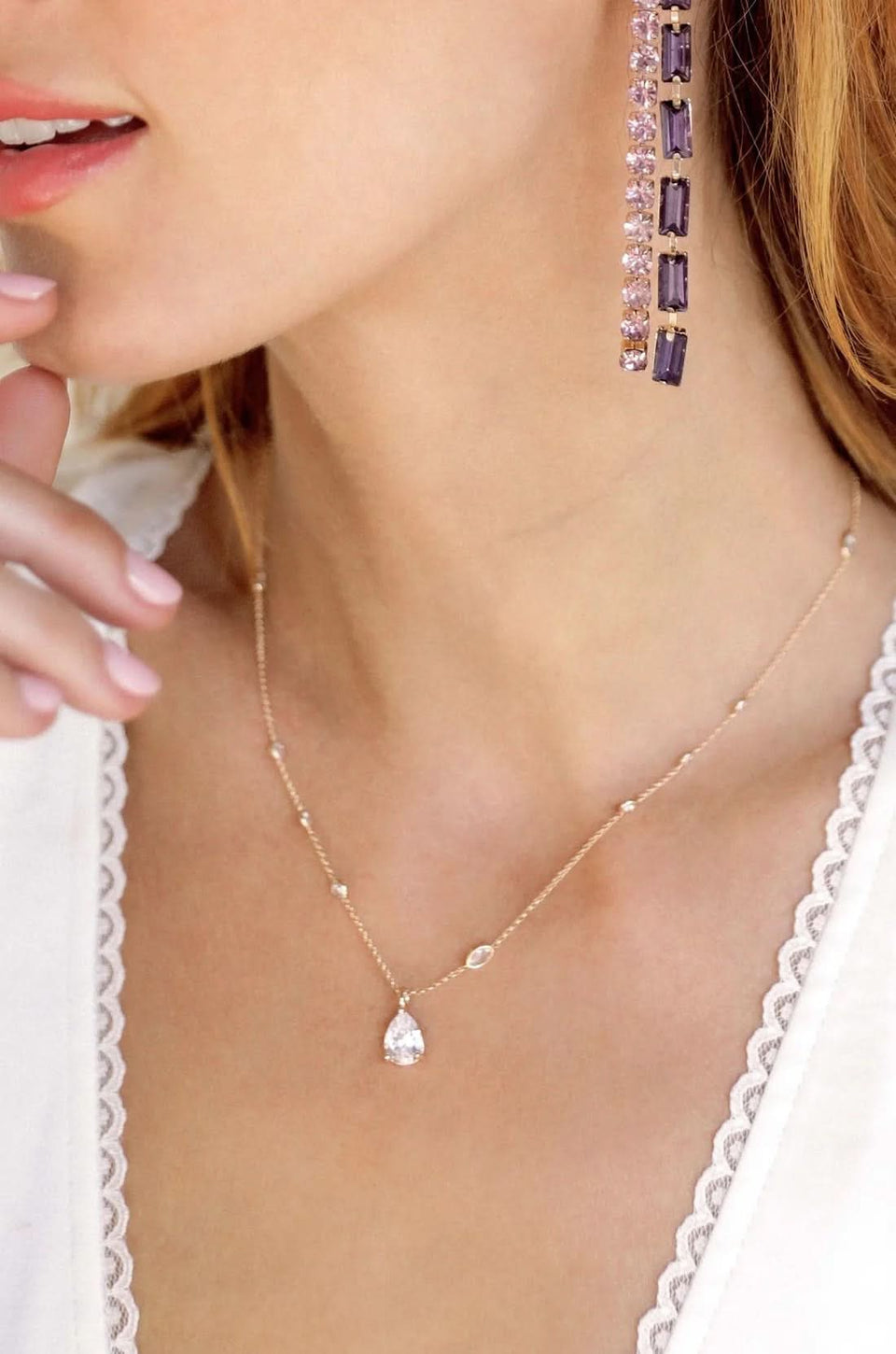 Crystal Pendant Necklace