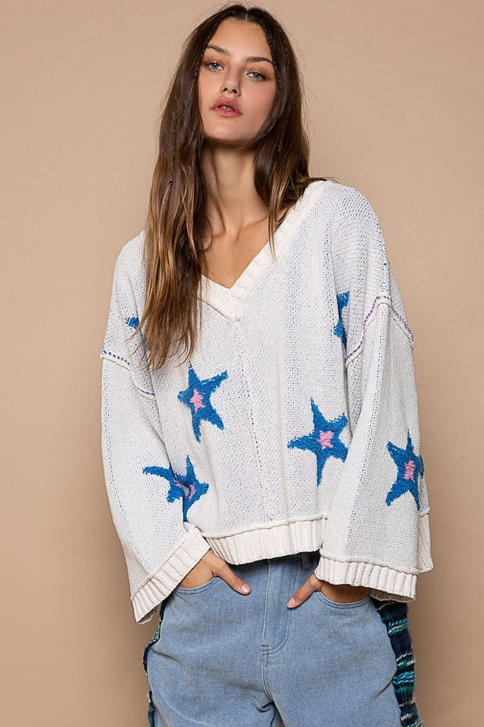 Blue Star Sweater