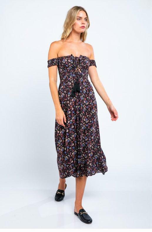 Floral Off Shoulder Jumpsuuit