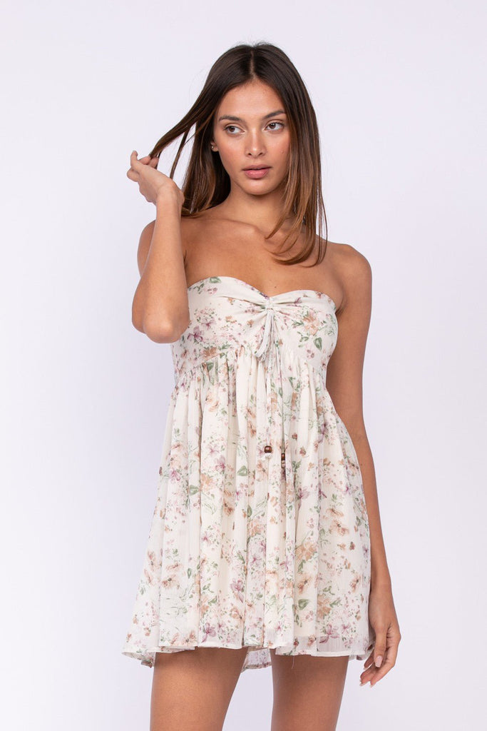 Floral Strapless Dresses