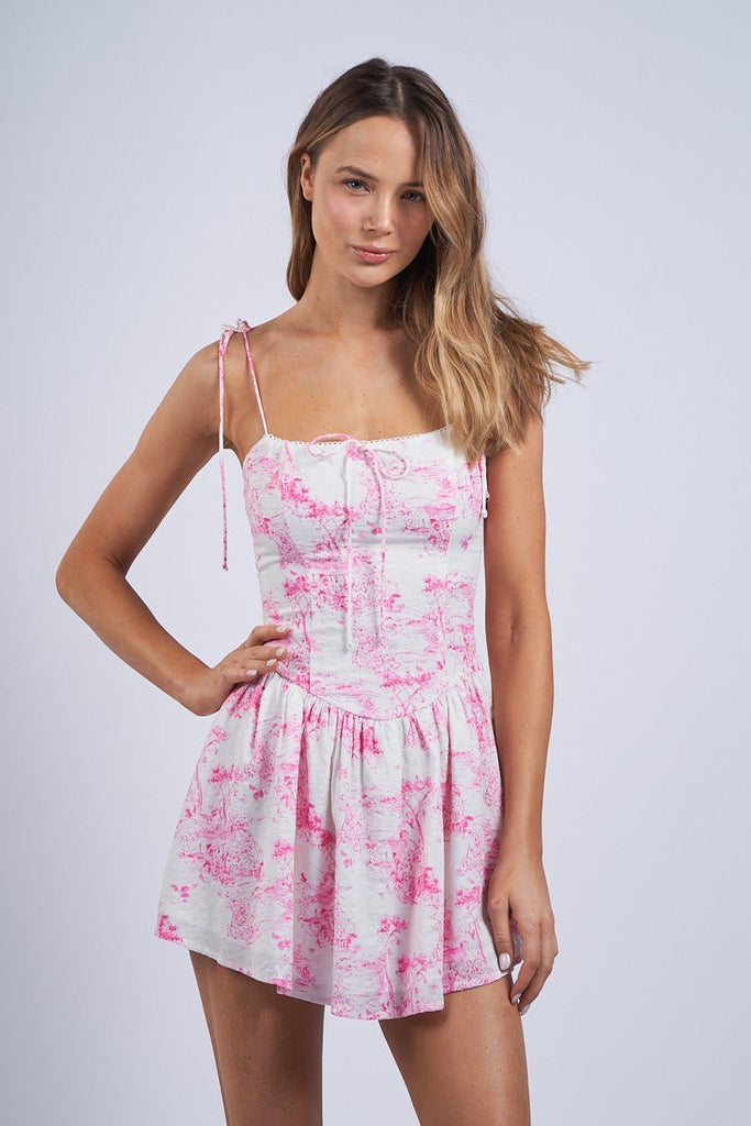 Pink Flower Dress