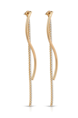 Ettika Large Linear Dangle Earring