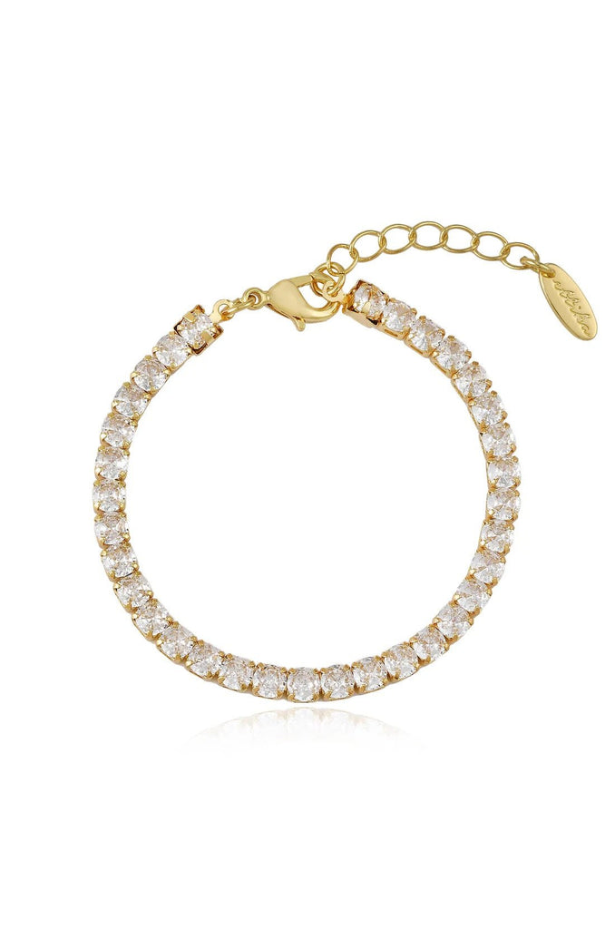 Gold and Crystal Bracelet