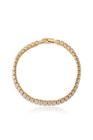 Ettika Double Layered Gold Tennis Bracelet