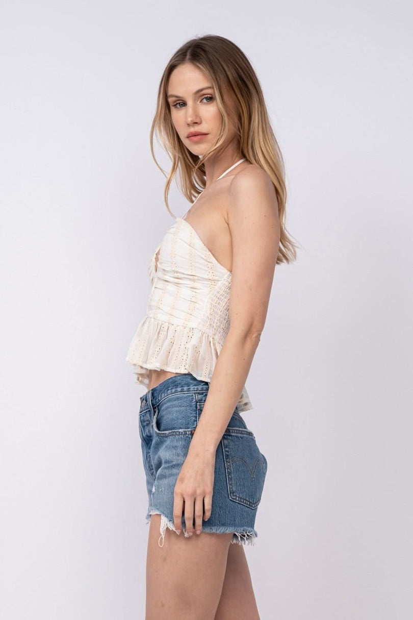 Halter Crop Tops