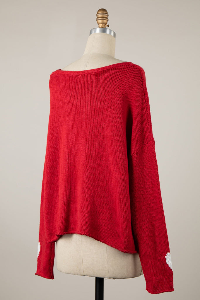 Women's Heart Sweater