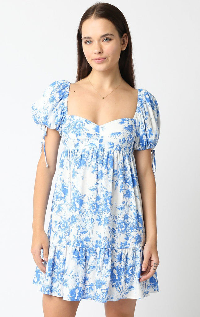 Blue Floral Dress