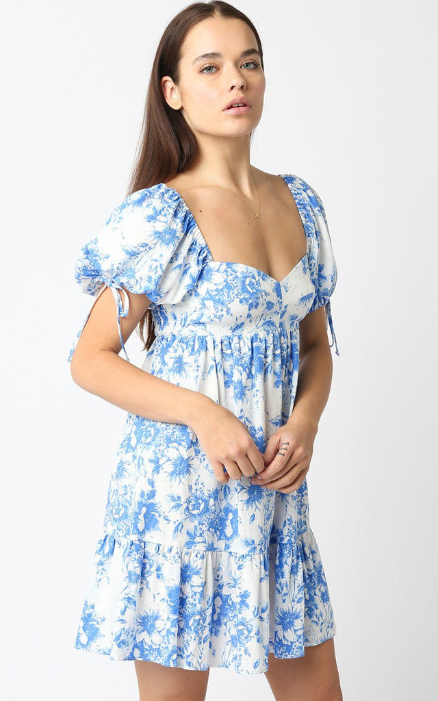 Blue Floral Sundress