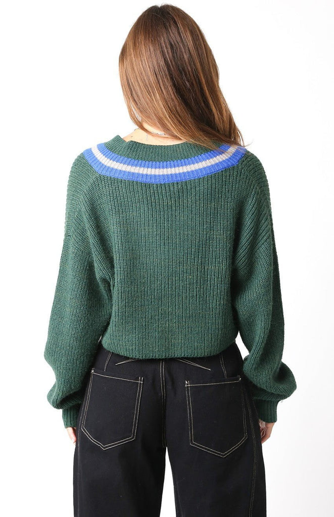 Cropped Varsity Sweater