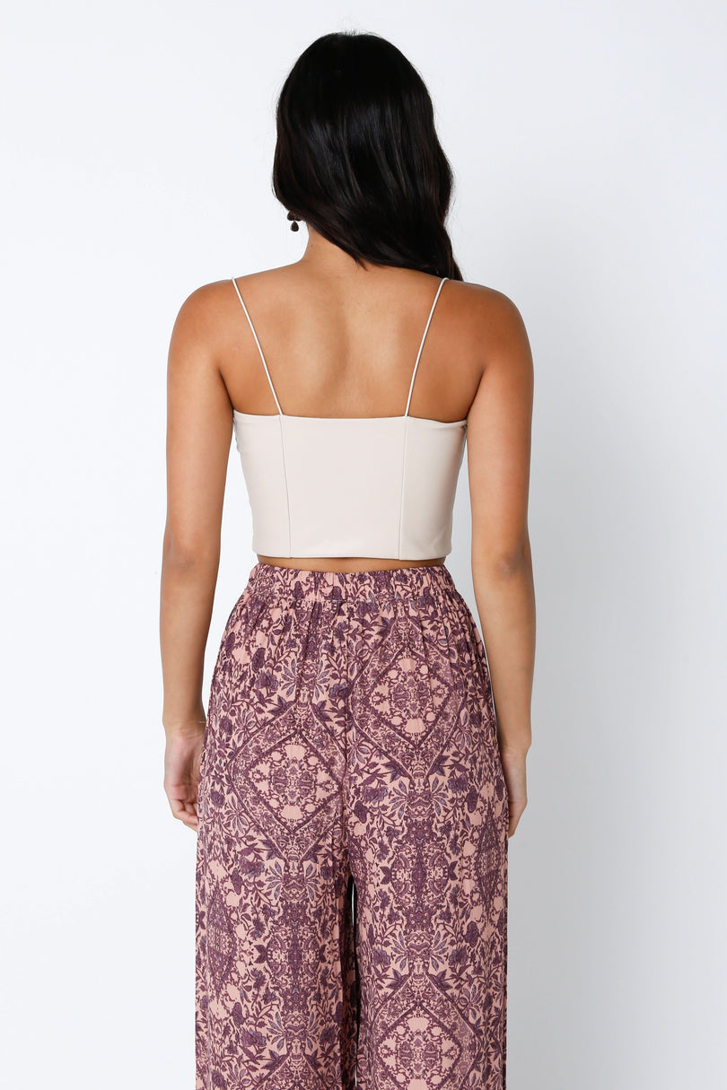 Leather Going Out Top