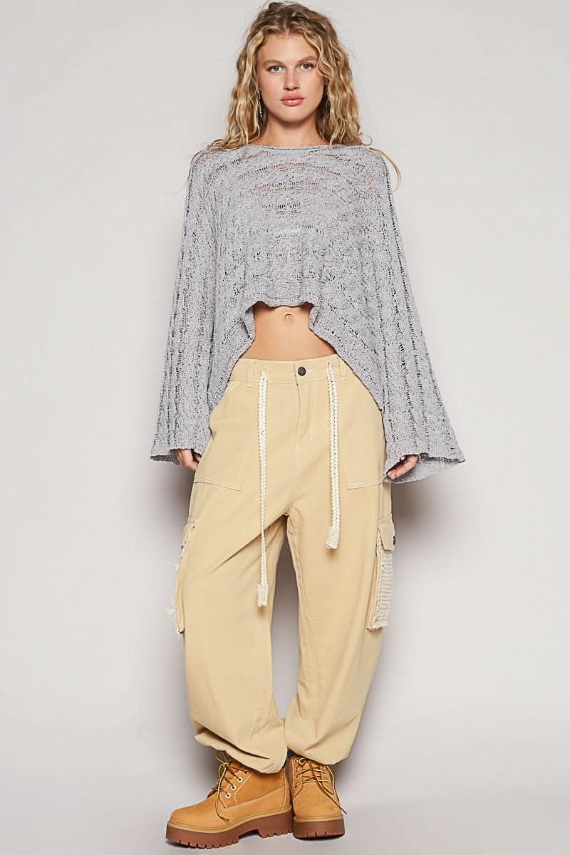 Light Grey Sweater Women's