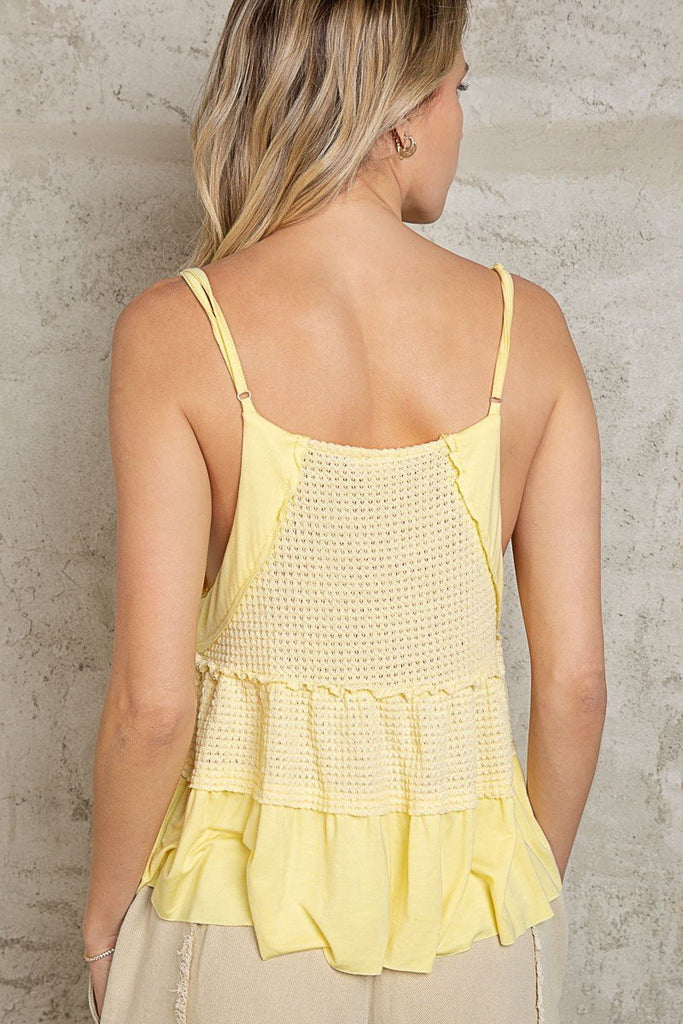 Yellow Flowy Top