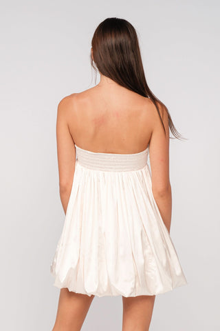 Strapless Bubble Dress back view