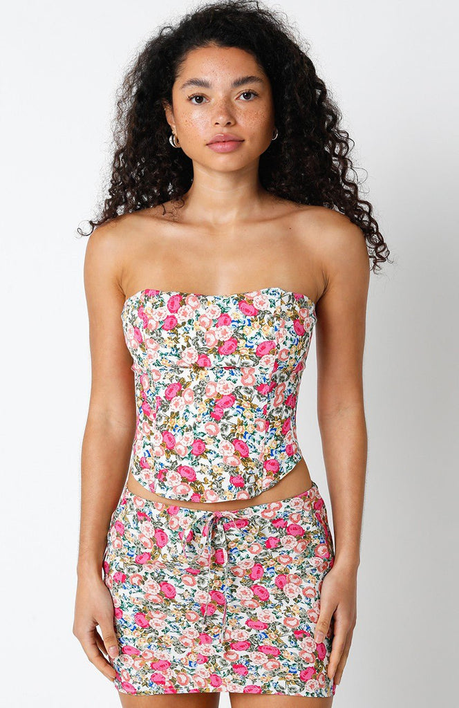 Floral Corset Top