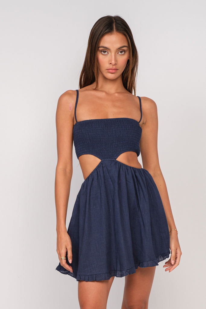 Navy Mini Dress