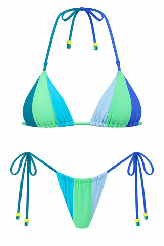 One One Swim Harper Phi Phi Skimpy Bikini  - Flat Lay