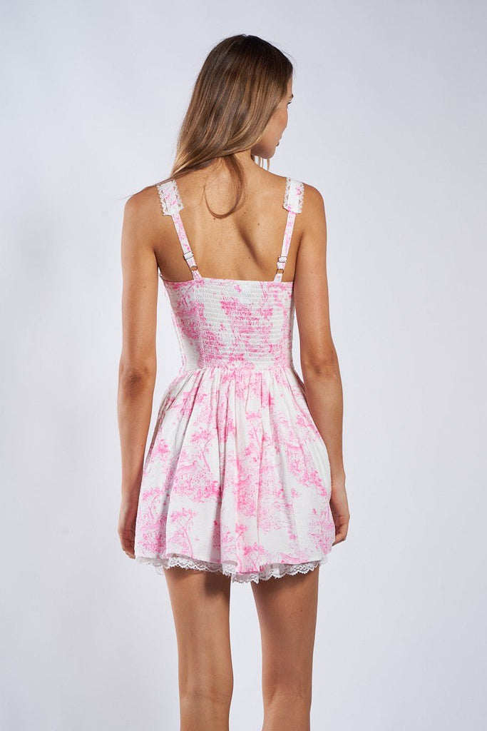 Pink Floral Dresses For Weddings