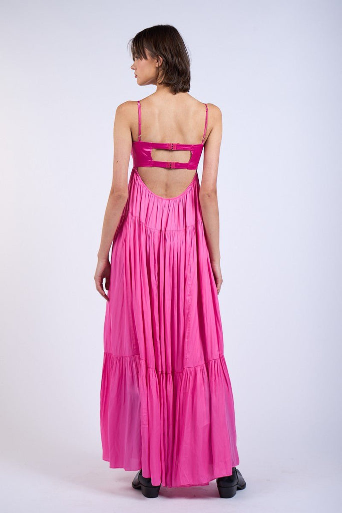 Satin Maxi Gown