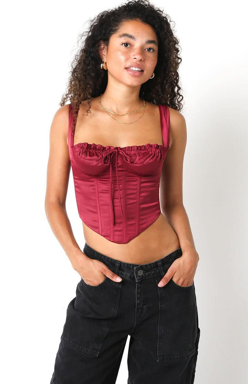 Red Corset Top