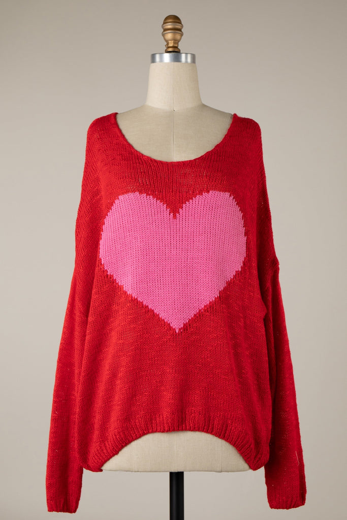 Red Heart Sweater