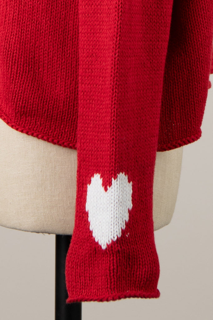 Red Heart Sweater