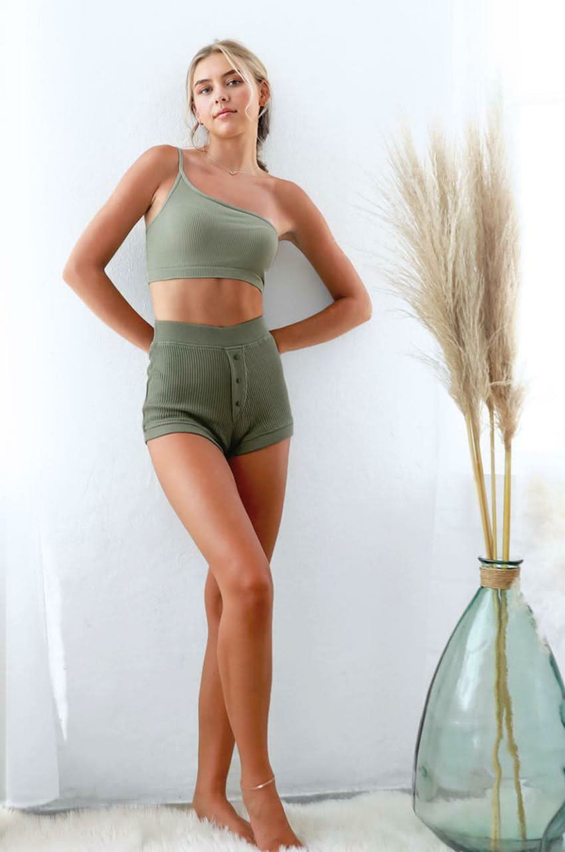 Sage One Strap Bralette