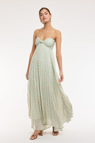 Light green floral Sky to Moon maxi dress